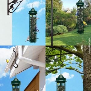 Squirrel Buster Classic Squirrel-proof Bird Feeder w/4 Feeding Ports, 2.4-pound Seed Capacity