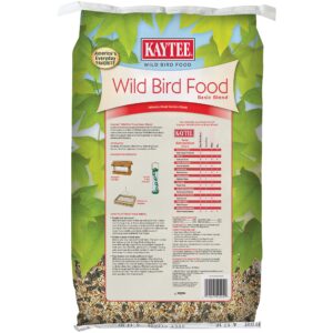 Kaytee Wild Bird Basic Blend Bird Seed Food For A Variety Of Wild Birds, 20 Pound