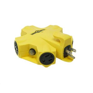 yellow jacket 827362 jacket 27362 outdoor 15-amp power adapter with 5 outlets