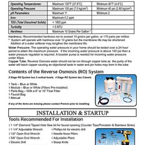 Watts Premier WP500032 5SV 5-Stage Reverse Osmosis System