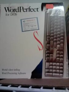 word perfect for dos version 5.1