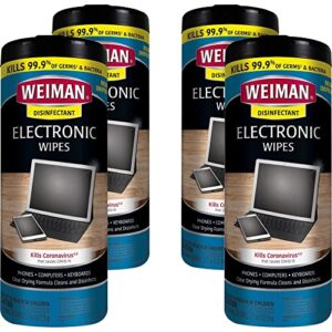 Weiman Disinfecting Electronic Cleaning Wipes, 30 Count