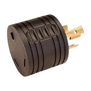 reliance controls ap31rv l5-30 30-amp male to 30-amp rv female generator power adapter plug