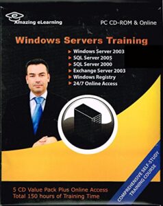 microsoft windows servers training bundle 5-cd set