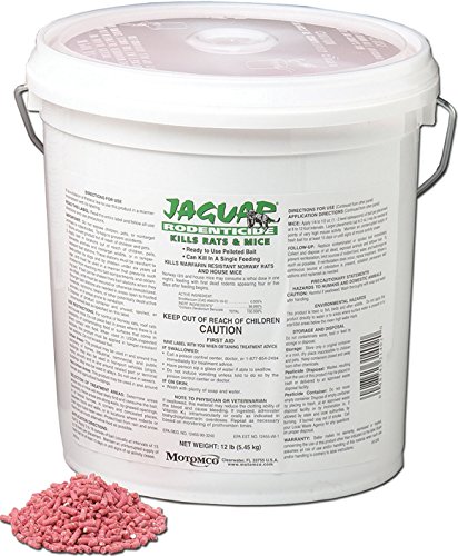 MOTOMCO D 31402 Jaguar Rodenticide Pail Pest Control