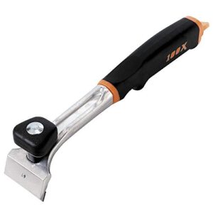 warner manufacturing warner tool 10018 50 mm (2") carbide 100 x soft grip scraper, w/knob, uses #813, 819 blade, 2 inch, multicolor