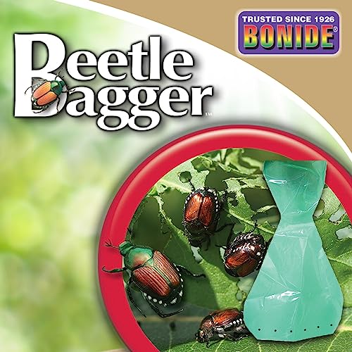 Bonide Beetle Bagger Japanese Beetle Trap Bag Refill, Includes 6 Disposable Collection Bags for Indoor & Outdoor Use