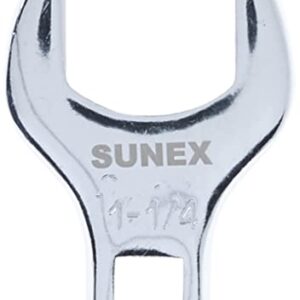 Sunex 97740A 1/2" Dr. 1-1/4" Jumbo Crowfoot Wrench CRV, Alloy Steel