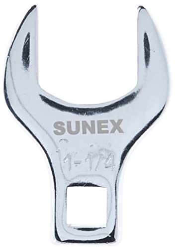 Sunex 97740A 1/2" Dr. 1-1/4" Jumbo Crowfoot Wrench CRV, Alloy Steel