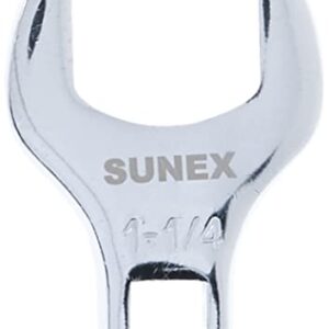 Sunex 97740A 1/2" Dr. 1-1/4" Jumbo Crowfoot Wrench CRV, Alloy Steel