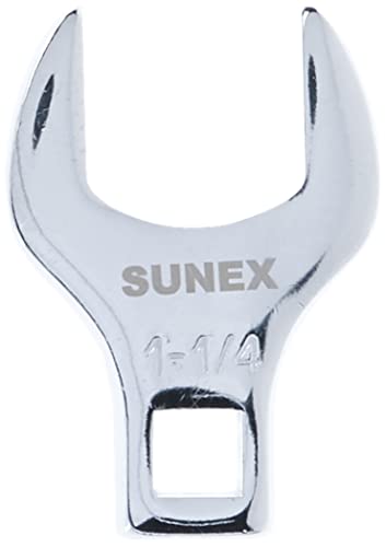 Sunex 97740A 1/2" Dr. 1-1/4" Jumbo Crowfoot Wrench CRV, Alloy Steel