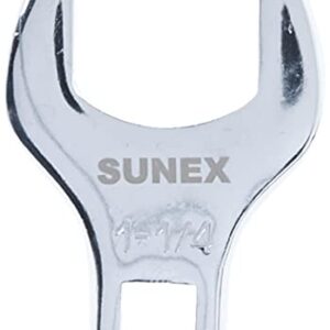 Sunex 97740A 1/2" Dr. 1-1/4" Jumbo Crowfoot Wrench CRV, Alloy Steel