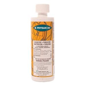 hydrofarm physan pspta20 algaecide, fungicide, bactericide, virucide, 16-ounce fertilizers, 16 oz, natural