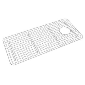 rohl wsg3618ss 32-5/8-inch by 14-5/8-inch wire sink grid for rc3618 kitchen sinks in stainless steel