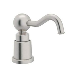 rohl ls650cstn deck-mounted soap dispenser, satin nickel