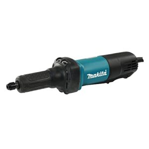 makita gd0600 1/4" paddle switch die grinder, with ac/dc switch, blue
