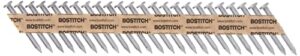 bostitch framing nails, paper tape collated, galvanized metal connector, 1-1/2-inch x .131-inch, 1000-pack (pt-mc13115g-1m)