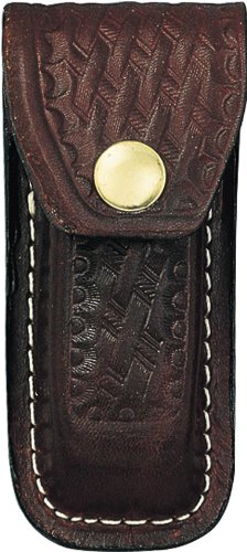 Sheath Swiss Army Belt Sheath, Large, Brown, Basketweave SH248