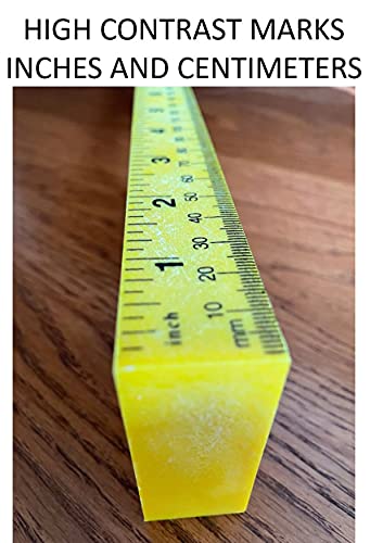 Swanson Tool Co PL0024 24 inch Speedlite Ruled-Edge Composite Level with Inches/Metric Marks (60 cm) 3 Bubble Vials for 0°/90°/45° Measurements,Yellow