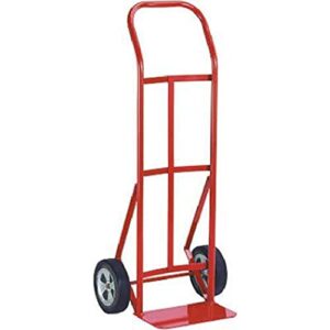 milwaukee 47109 600-pound capacity flow back handle hand truck with 8-inch ace tuf wheels