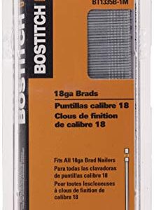 BOSTITCH 18 Gauge Brad Nails, 1-3/8-Inch, 1000 per Box (BT1335B-1M)