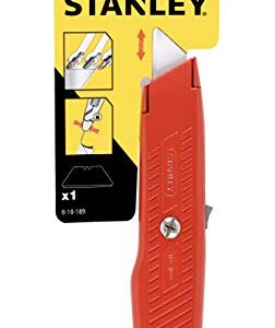 Stanley 0-10-189 Safety Knife 99E, Red