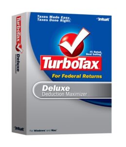 2006 turbotax deluxe federal deduction maximizer win/mac [older version]