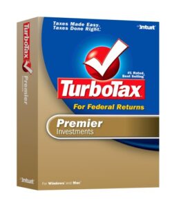 2006 turbotax premier federal investments win/mac [older version]