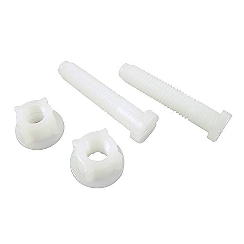 Danco 80822 Toilet Seat Hinge Bolts, 0.49 lbs, White