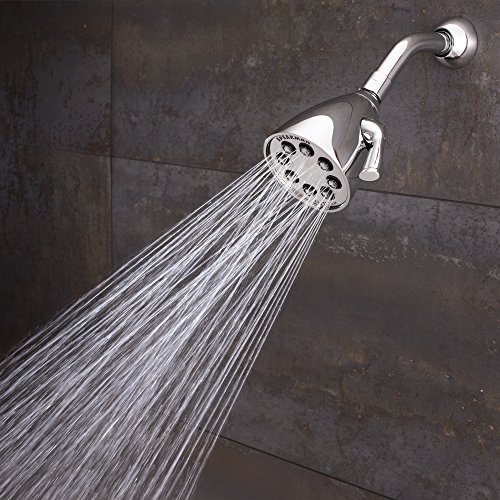 Speakman S-2251 Signature Icon Anystream Adjustable High Pressure Shower Head - 2.5 GPM Solid Brass Replacement Bathroom Showerhead, Polished Chrome