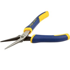 irwin tools vise-grip pliers, needle nose with spring, 5-1/2-inch (2078955)