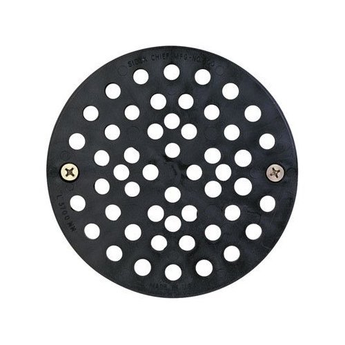 Sioux Chief 801-APK Floor Drain Replacement Strainer, 6-3/4", Black, No Size