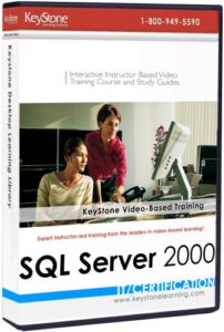 sql server 2000 complete: 20-level instructor-based video training set [old version]