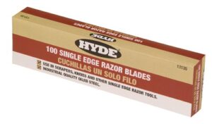 hyde 13135 single edge blades, 100 pack