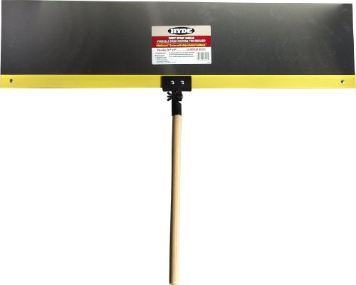 HYDE 28000 Proshield Flexible Labeled Spray Shield, 36 in L X 9 in W, Aluminum, 36 x 9, Yellow