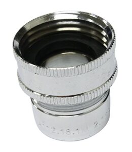 plumb pak pp800-17 faucet aerator for laundry and garden hose, 3-3/4" x 1-7/8", polished chrome