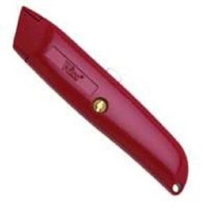 wiss retractable utility knife with 3 blades - wk8v , red