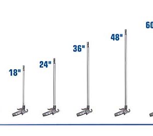 Guardair Long John 75LJ036AA Safety Air Blow Gun OSHA Compliant Alloy Nozzle with 36-Inch Aluminum Extension