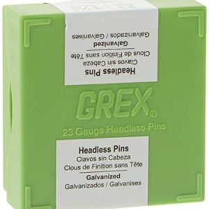 Grex P6/30L 1-3/16 In. 23 Ga. Headless pins, Galvanized, 10M/Bx