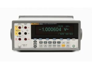 fluke 8845a 120v 6.5 dual digital display precision multimeter, 35 ppm, 0.0035 percent accuracy, 100 pa resolution, includes iso 17025 accredited certificate of calibration