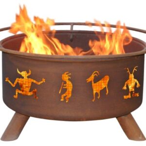 Patina Products F112, 30 Inch Kokopelli Fire Pit