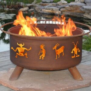 Patina Products F112, 30 Inch Kokopelli Fire Pit