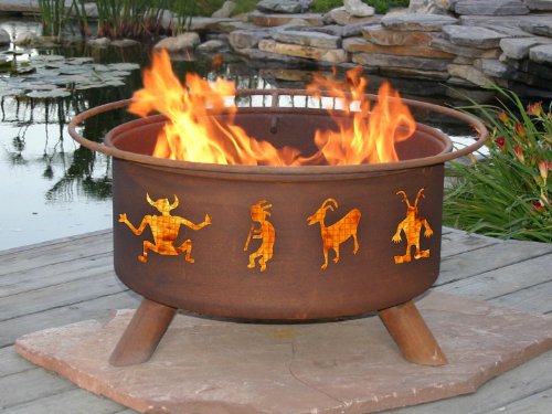 Patina Products F112, 30 Inch Kokopelli Fire Pit