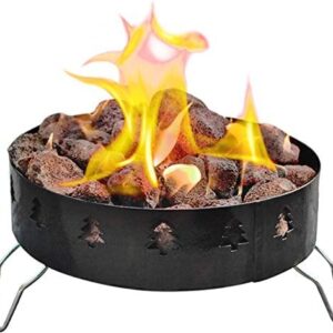 Camp Chef Compact Fire Ring Portable Propane Gas Fire Pit with Carry Kit, 15-Inch Diameter, 55,000 BTU