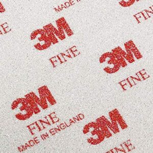 3M Softback Sanding Sponge 02604, 4 1/2 x 5 1/2 in, Fine Grit, Fast Cutting, Gray, 20 Pack