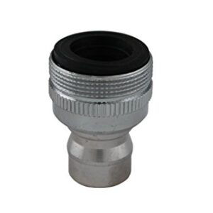 Plumb Pak PP800-6 Faucet Aerator Adapter With Small Diameter Nipple, Chrome Plated, No Size, No Color