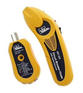 ideal industries inc. 61-534 digital circuit breaker finder with digital receiver and gfci circuit tester,yellow