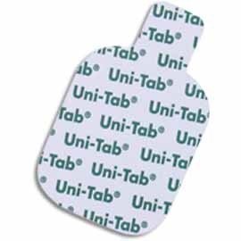 unipatch 7020 uni-tab electrode square tab 1.25" x 1.5" package contains 48 pcs