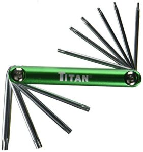 titan 12710 tamper proof star key set