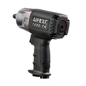 aircat pneumatic tools 1000-th: 1/2-inch composite impact wrench 1,000 ft-lbs - standard anvil